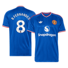 B. FERNANDES #8 Manchester United Extérieur Maillot 2026/27 Bleu Joueur