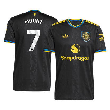 MOUNT #7 Maillot third Manchester United 2025/26 Noir