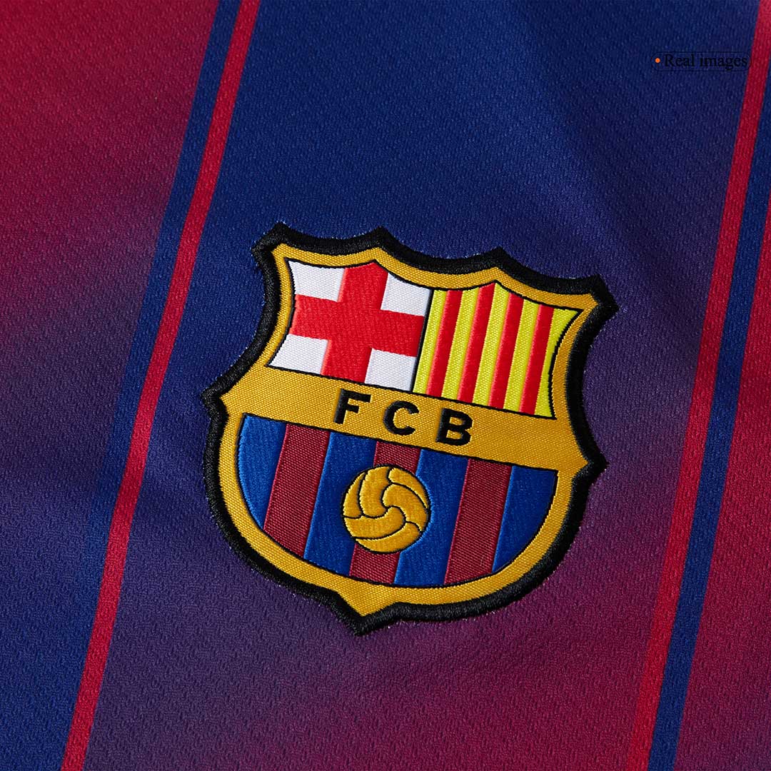 ROONY #19 Barcelona Domicile Maillot 2025/26 Rouge&Bleu - Super