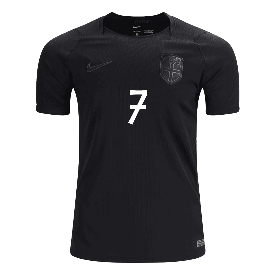SØRLOTH #7 Norvège Extérieur Maillot - Coupe du Monde 2026 Noir