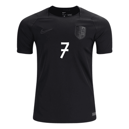 SØRLOTH #7 Norvège Extérieur Maillot - Coupe du Monde 2026 Noir