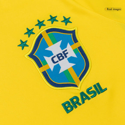 Brésil Domicile Maillot - Coupe du Monde 2026 Jaune - Super
