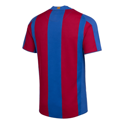 Retro Barcelona Domicile Maillot 2007/08 Blue&Garnet