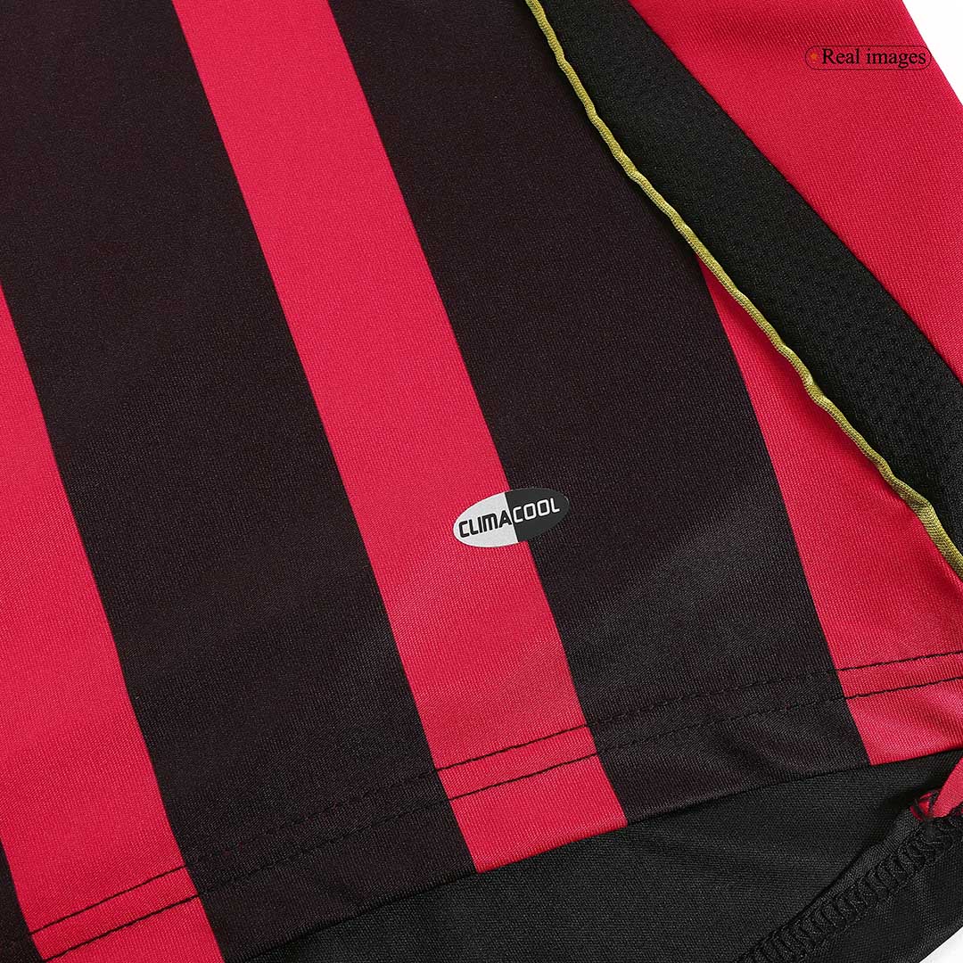 Maillot Rétro AC Milan Domicile 2006/07 Rouge et Noir