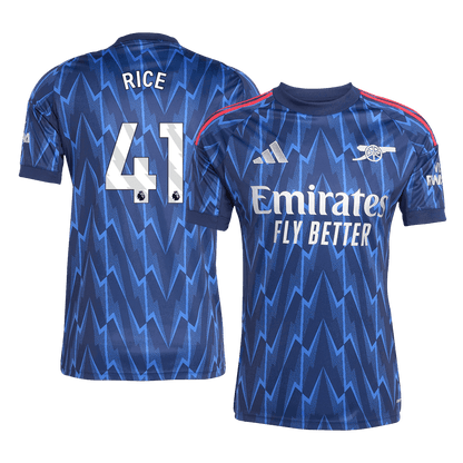 RICE #41 Maillot Extérieur Arsenal 2025/26 Bleu