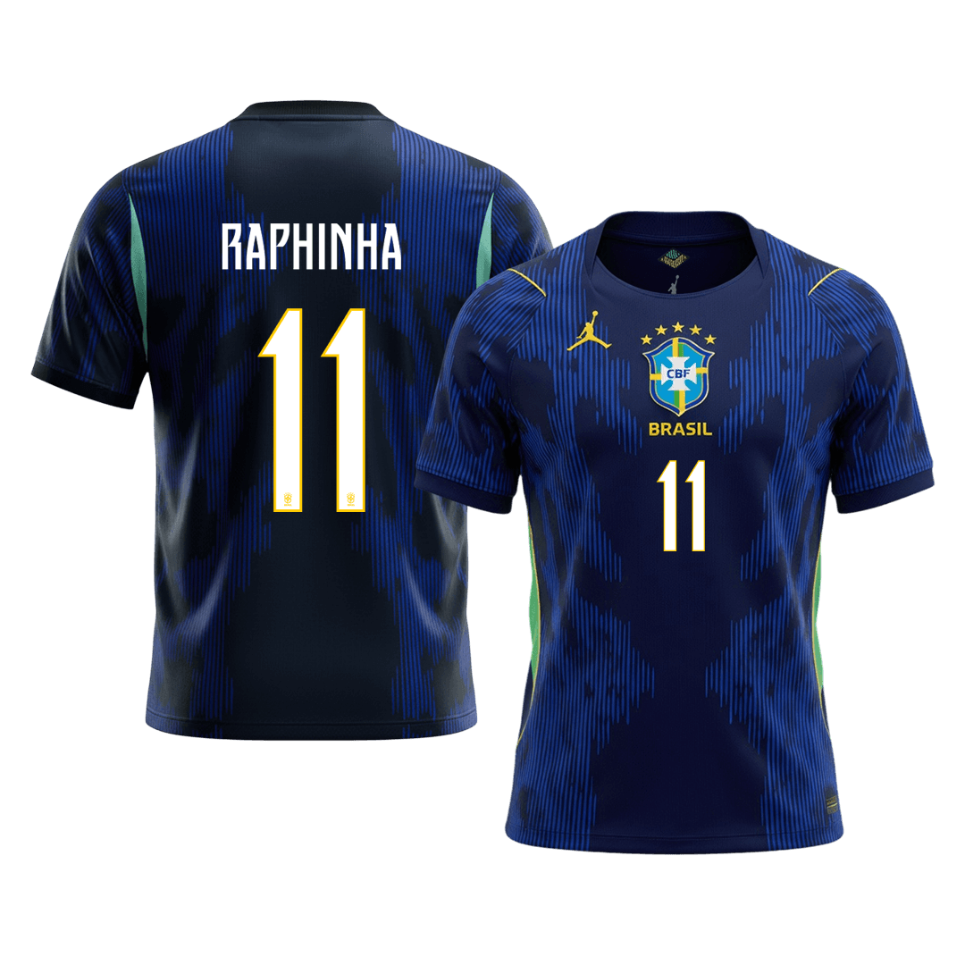 RAPHINHA #11 Brazil Away Jersey - World Cup 2026 Navy