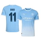 DOKU #11 Manchester City Domicile Maillot 2026/27 Bleu Joueur - UCL