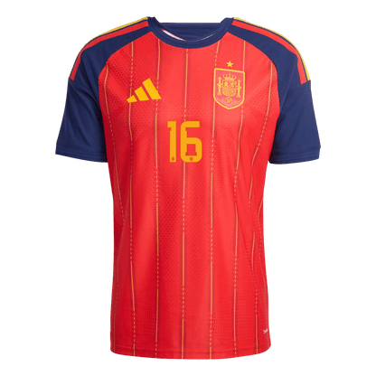 RODRIGO #16 Spain Home Jersey - 2026 World Cup Red Player