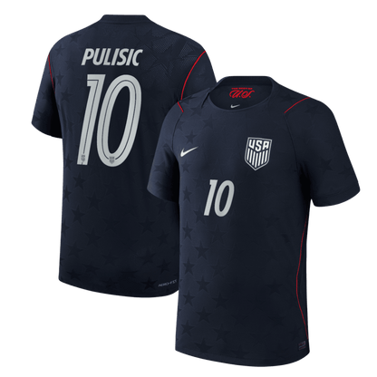PULISIC #10 USA Away Jersey - World Cup 2026 Black Player