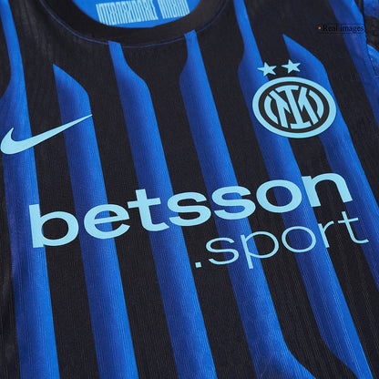 DUMFRIES #2 Inter Milan Domicile Maillot 2025/26 Bleu&Noir Joueur