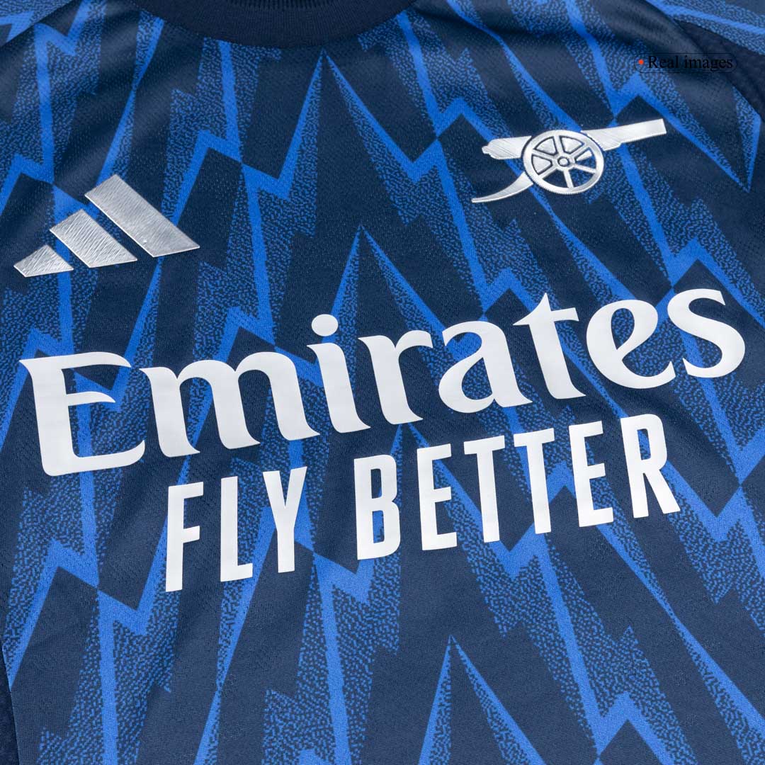 Maillot de foot Arsenal extérieur 2025/26 bleu joueur