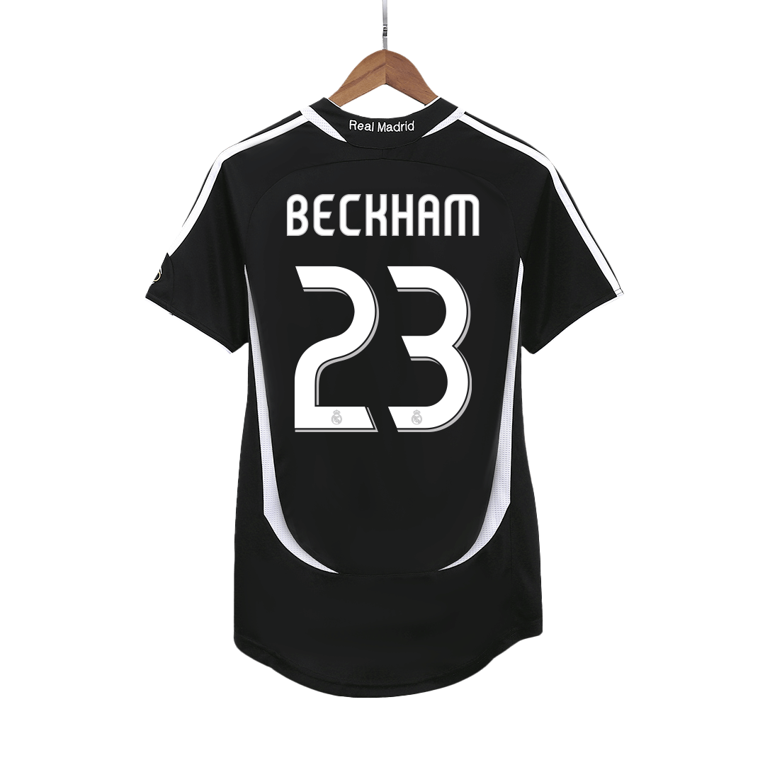 Maillot Rétro BECKHAM #23 Real Madrid Extérieur 2006/07 Noir