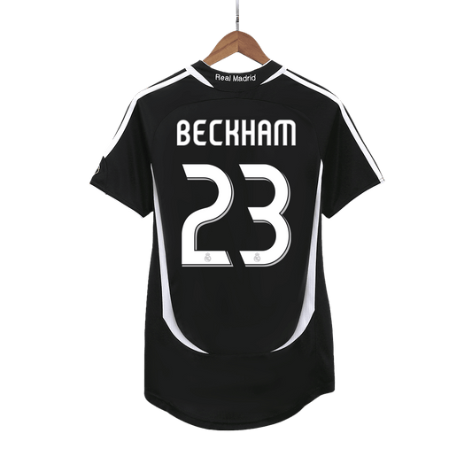 Maillot Rétro BECKHAM #23 Real Madrid Extérieur 2006/07 Noir