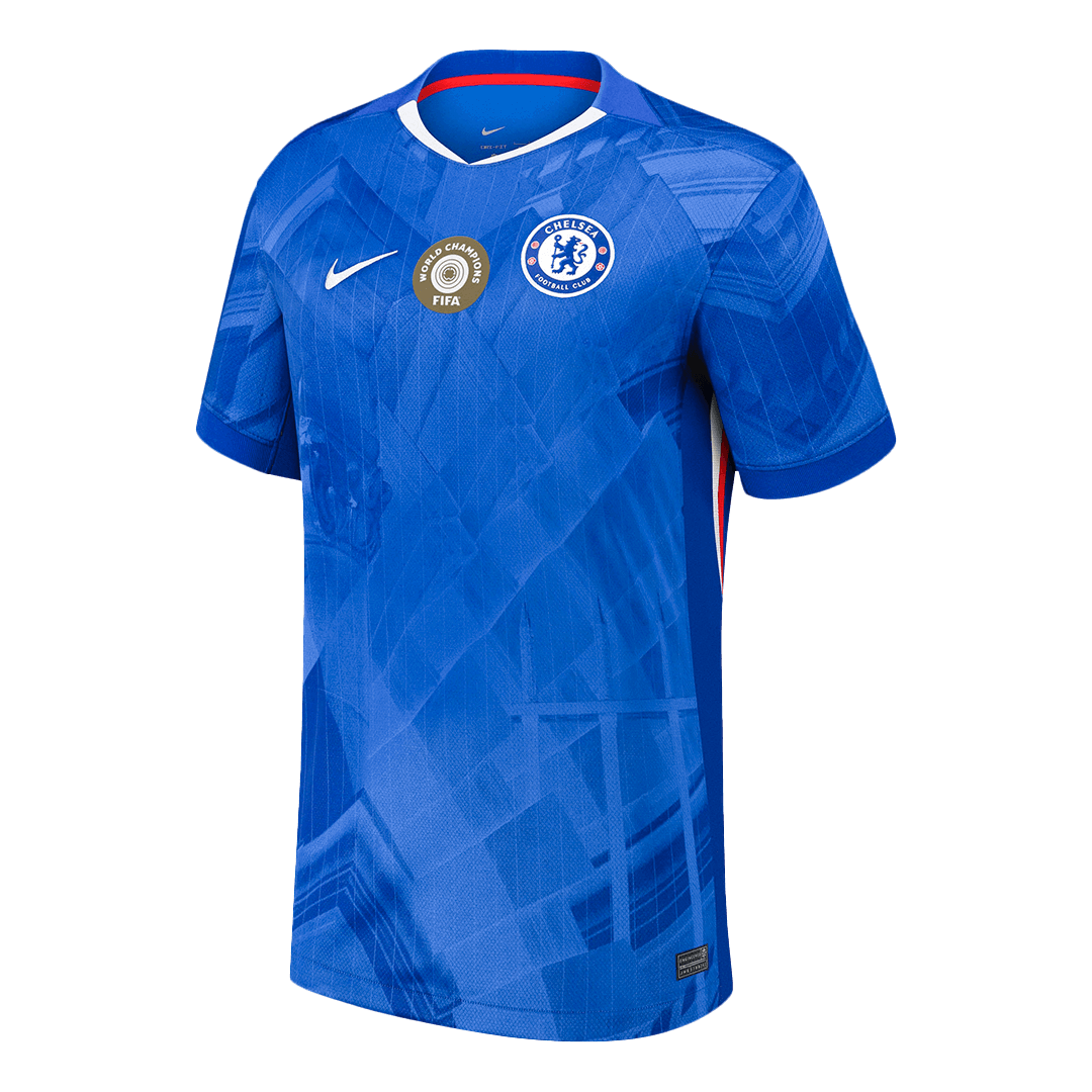CHAMPIONS DU MONDE #25 Chelsea Domicile Maillot 2025/26 Bleu - Super