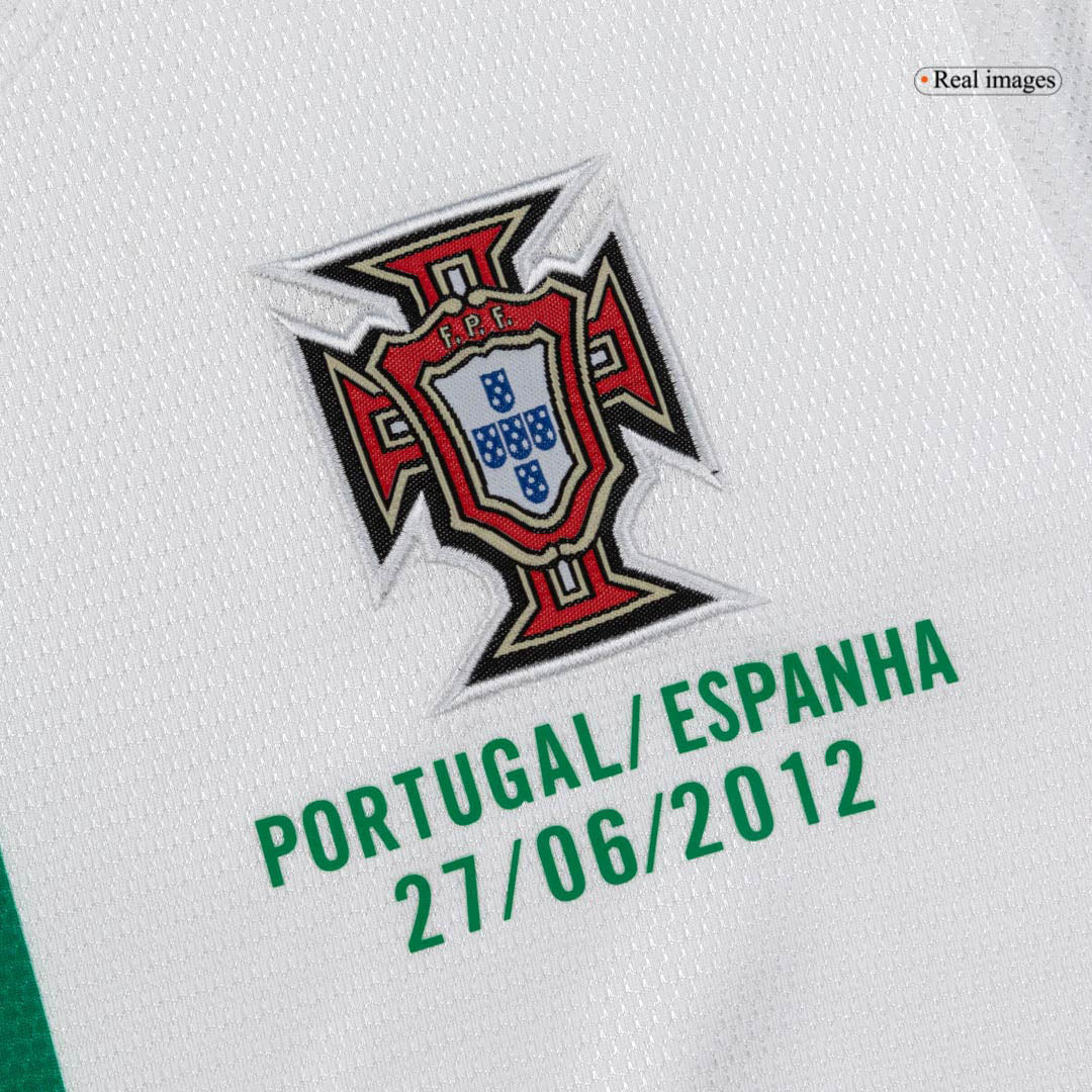 Maillot Rétro Portugal Extérieur 2012 Blanc