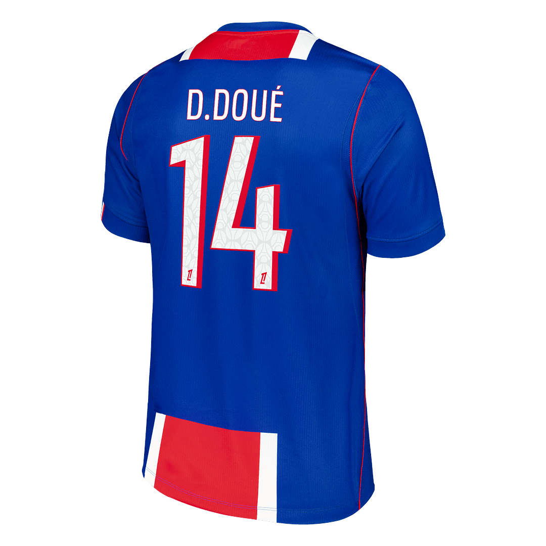 D.DOUÉ #14 PSG Domicile Maillot 2026/27 Bleu Roi Ancien
