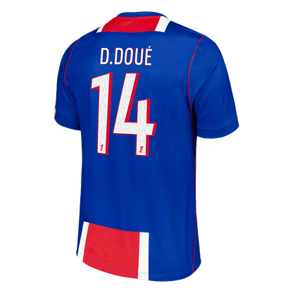 D.DOUÉ #14 PSG Domicile Maillot 2026/27 Bleu Roi Ancien