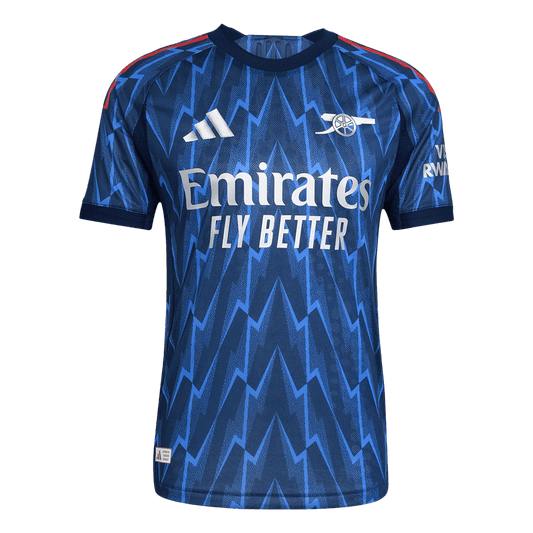 Maillot de foot Arsenal extérieur 2025/26 bleu joueur