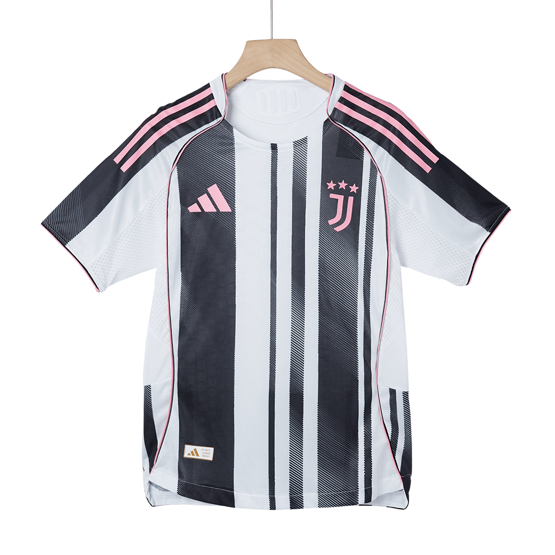 Maillot Domicile Juventus 2025/26 Noir&Blanc Joueur