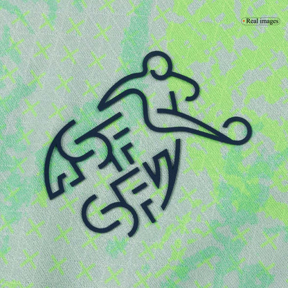 Maillot Extérieur AKANJI #5 Suisse - Coupe du Monde 2026 Vert Joueur
