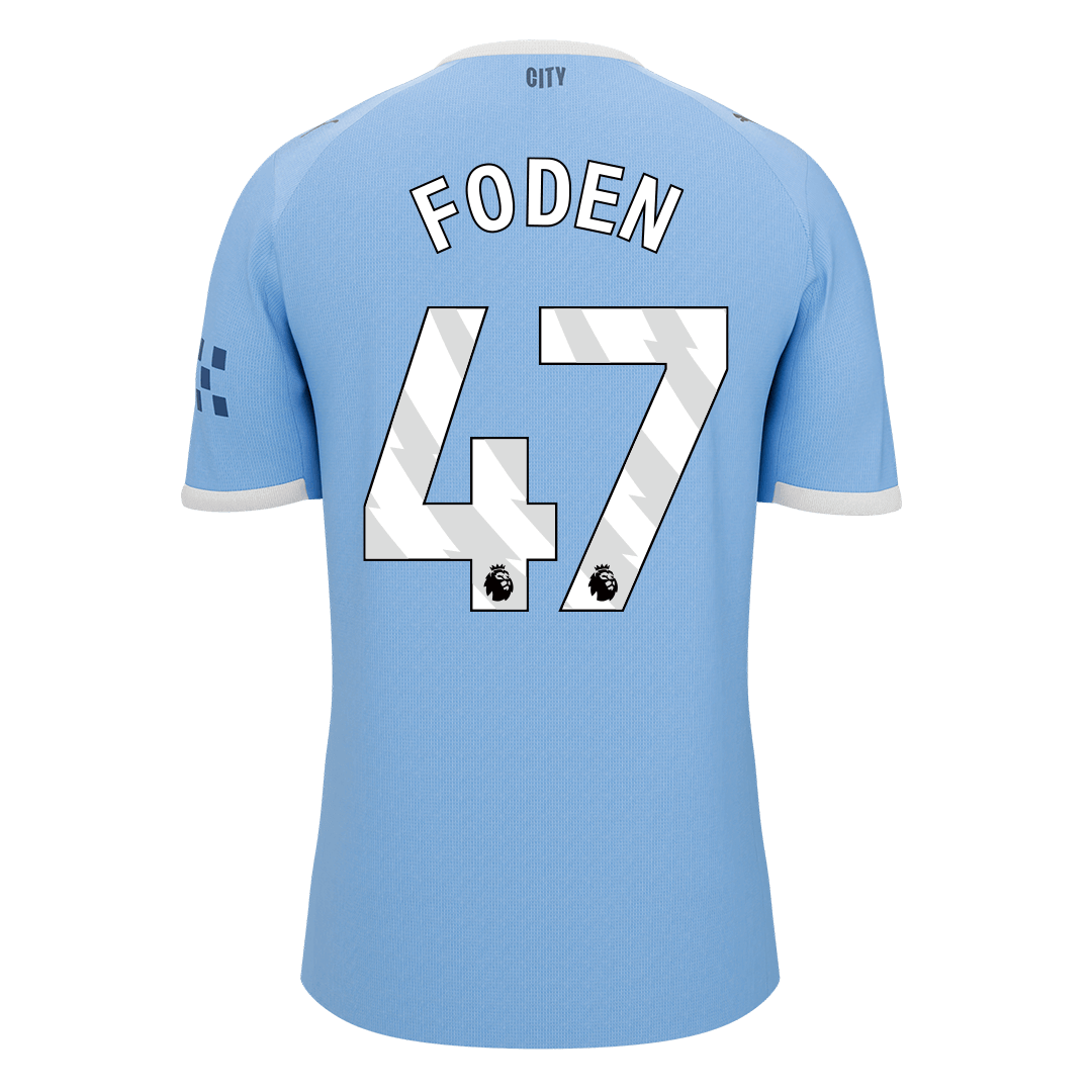 FODEN #47 Manchester City Maillot Domicile 2025/26 Bleu - Super