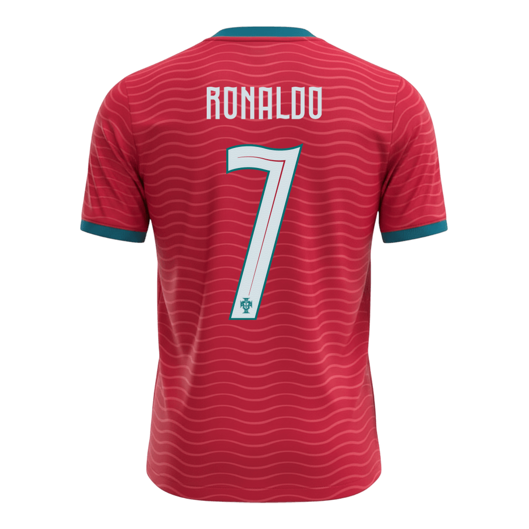 RONALDO #7 Portugal Home Jersey - 2026 World Cup Red - Super
