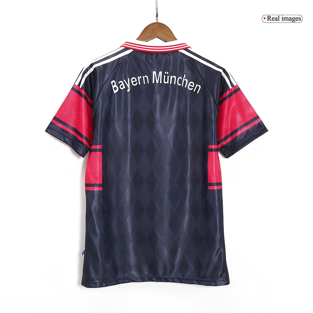 Maillot Rétro Domicile Bayern Munich 1997/99 Noir&Rouge