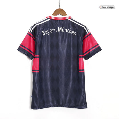 Maillot Rétro Domicile Bayern Munich 1997/99 Noir&Rouge