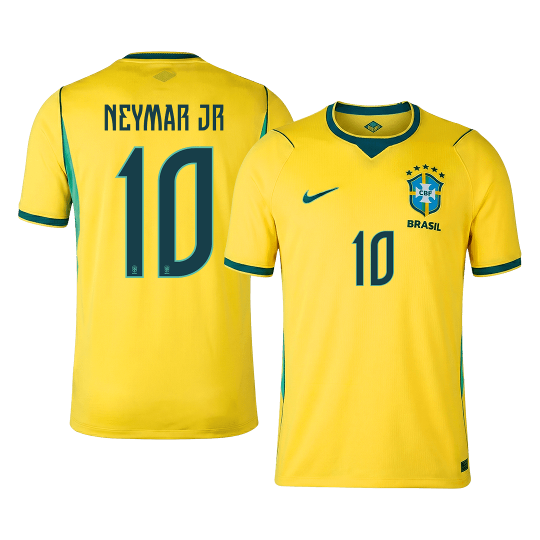 NEYMAR JR #10 Brazil Home Jersey - 2026 World Cup Yellow Player