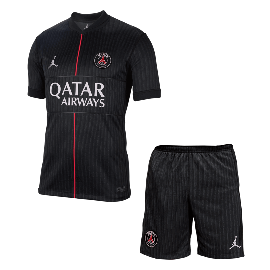 Maillot Quatrième Extérieur PSG 2025/26 Noir