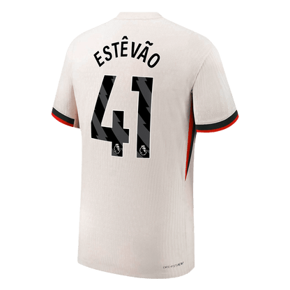 ESTÊVÃO #41 Chelsea Extérieur Maillot 2025/26 Blanc Joueur