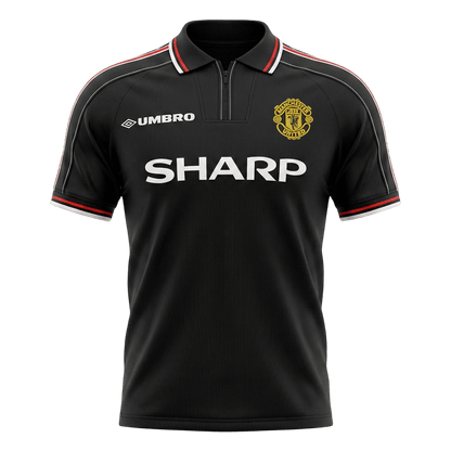 Rétro Maillot Extérieur Manchester United 1998 Noir