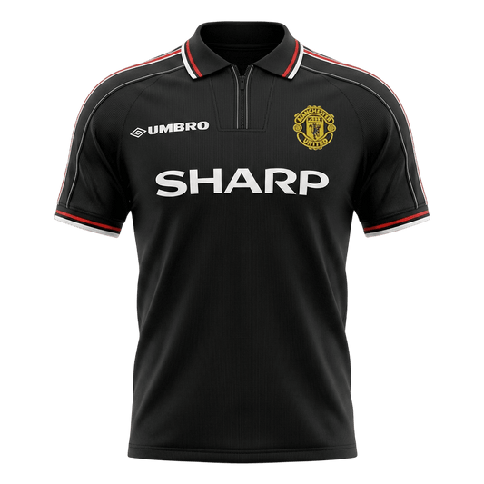 Rétro Maillot Extérieur Manchester United 1998 Noir