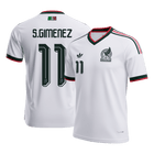S.GIMENEZ #11 Mexico Away Jersey - 2026 World Cup White