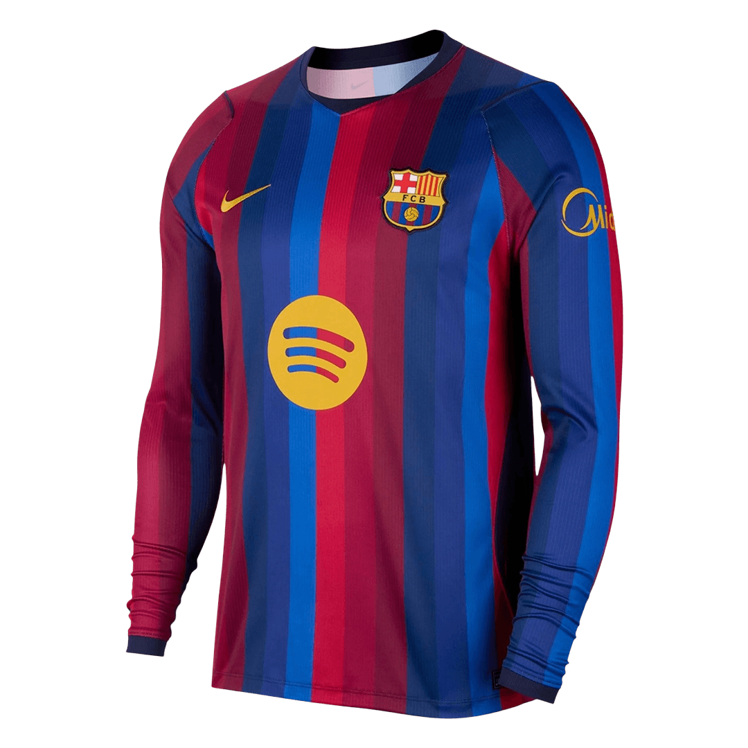 Barcelona Domicile Maillot Manches Longues 2026/27 Rouge&Bleu