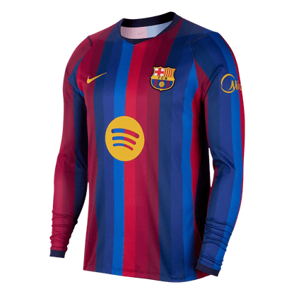 Barcelona Domicile Maillot Manches Longues 2026/27 Rouge&Bleu