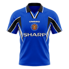 Maillot rétro domicile Manchester United 1996/97 bleu