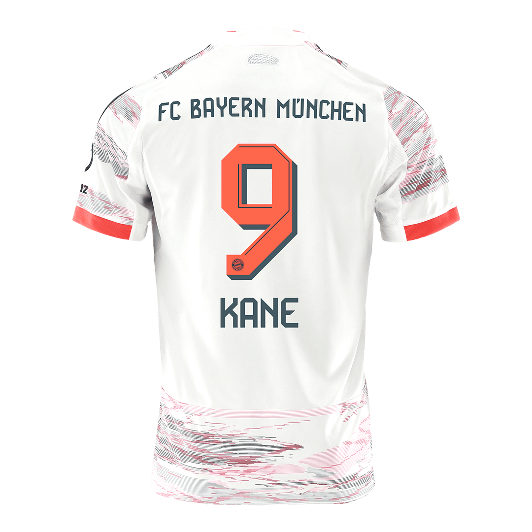 KANE #9 Bayern Munich Maillot Extérieur 2025/26 Blanc
