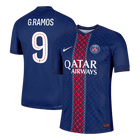 G.RAMOS #9 PSG Domicile Maillot 2025/26 Bleu marine Joueur