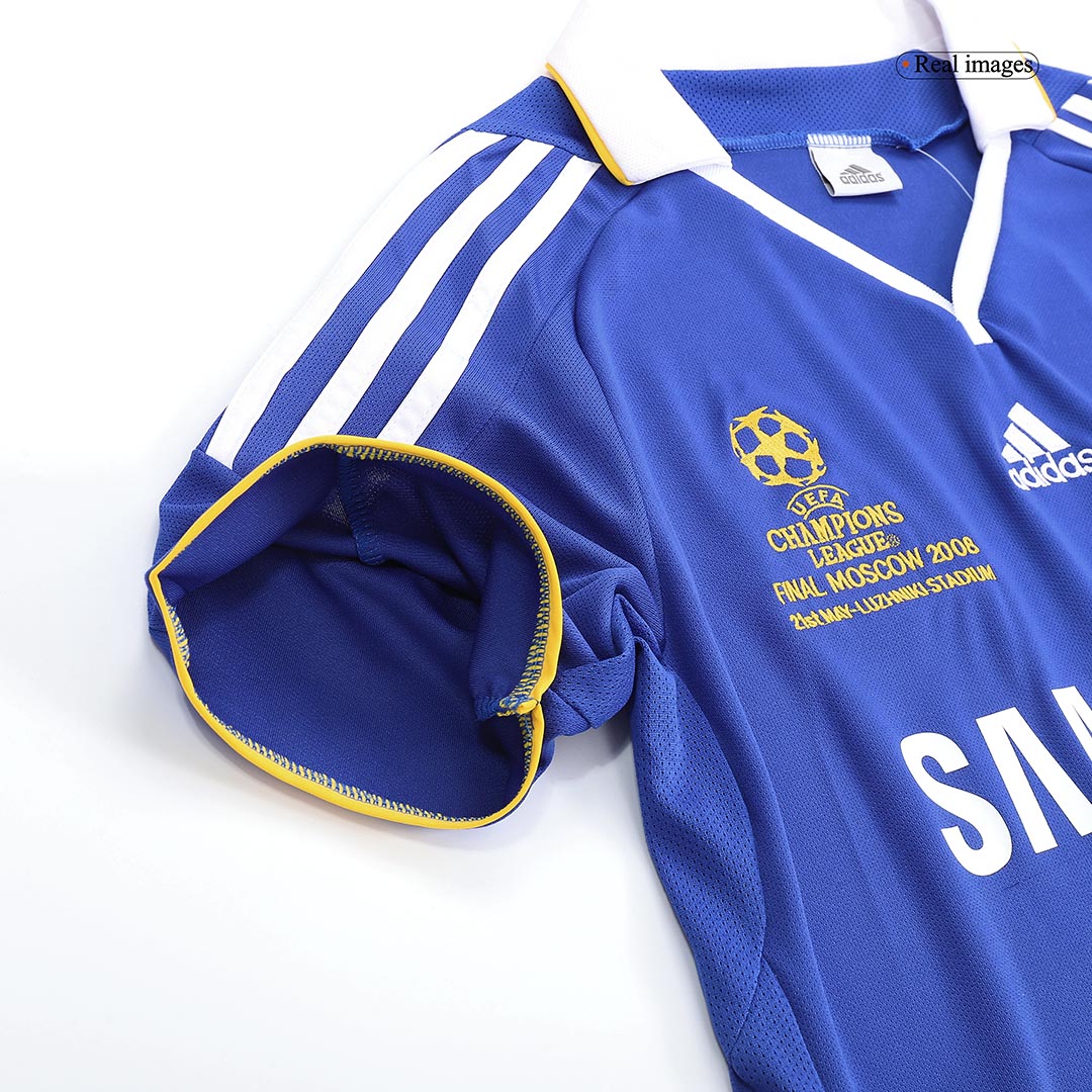 Maillot Rétro Chelsea Domicile 2008 Bleu - UCL