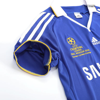 Maillot Rétro Chelsea Domicile 2008 Bleu - UCL