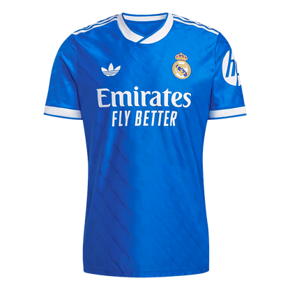 Maillot Real Madrid Extérieur 2025/26 Bleu Joueur