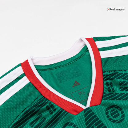 Maillot Domicile Raúl #9 Mexique - Coupe du Monde 2026 Vert - Super