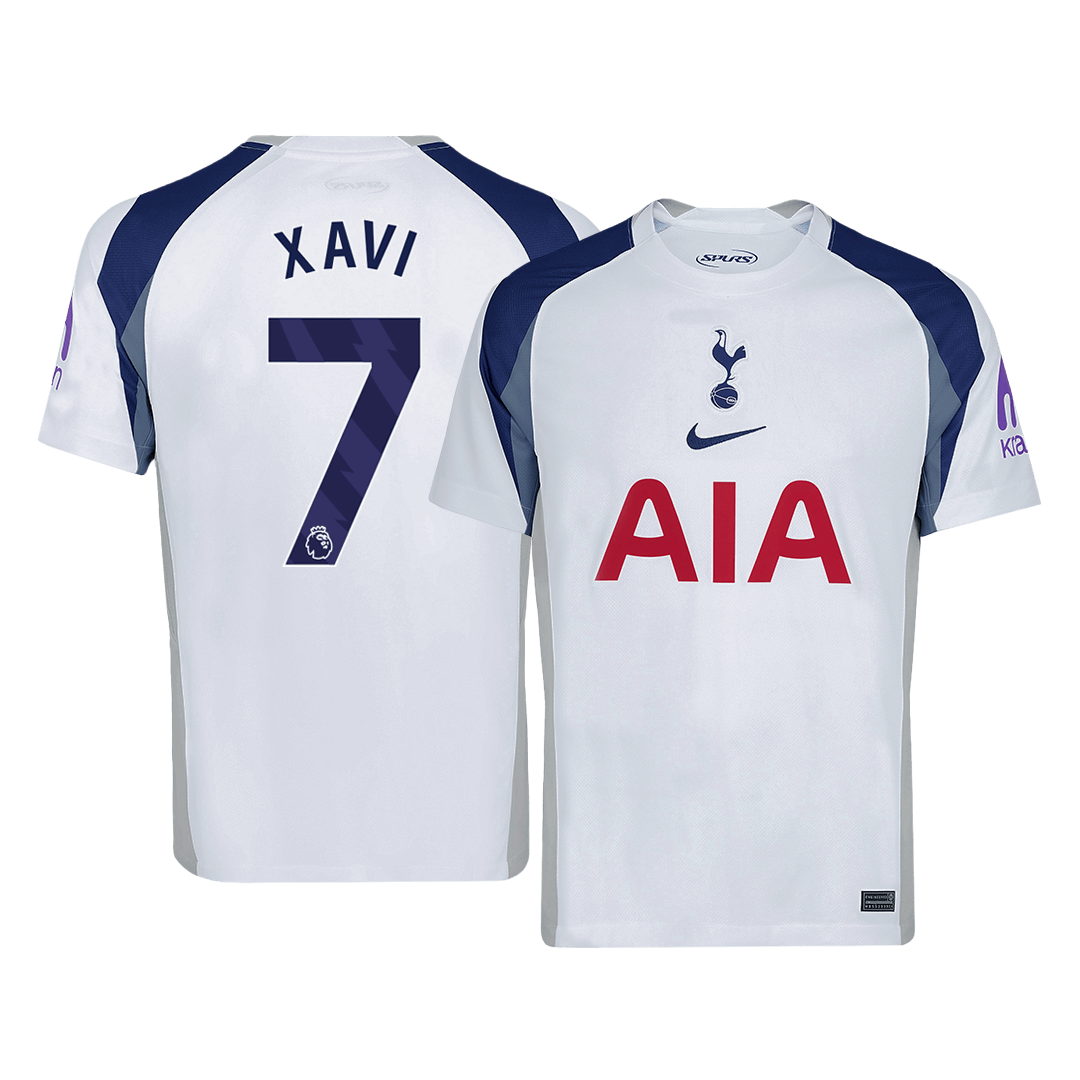XAVI #7 Tottenham Hotspur Maillot Domicile 2025/26 Blanc