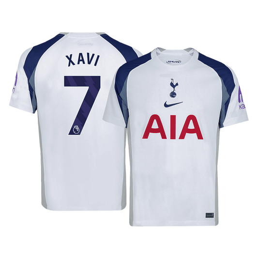 XAVI #7 Tottenham Hotspur Maillot Domicile 2025/26 Blanc