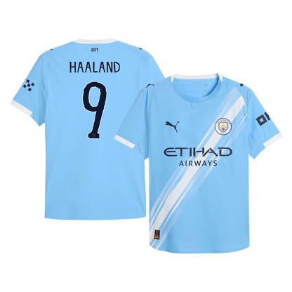 HAALAND #9 Manchester City Domicile Maillot - Coupe du Monde 2025/26 Bleu Joueur - Club World Cup