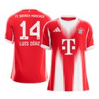 LUIS DÍAZ #14 Bayern Munich Domicile Maillot 2025/26 Rouge - Super