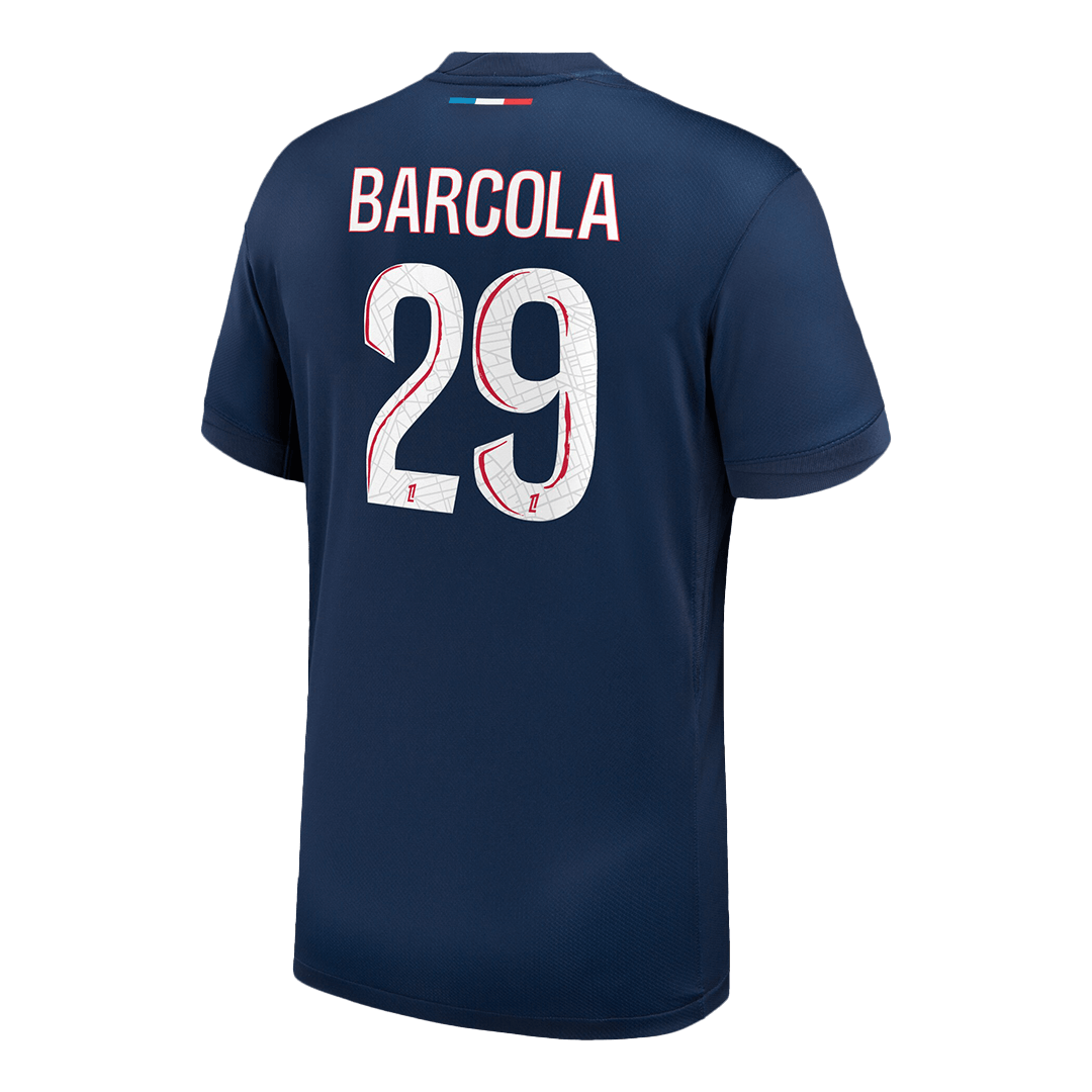 BARCOLA #29 PSG Domicile Maillot 2024/25 Bleu marine