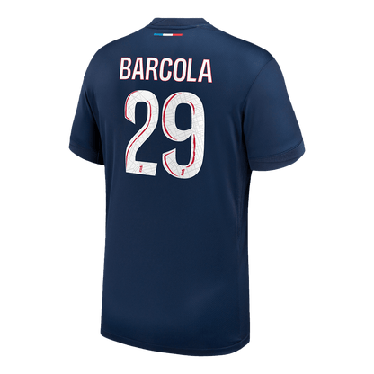 BARCOLA #29 PSG Domicile Maillot 2024/25 Bleu marine