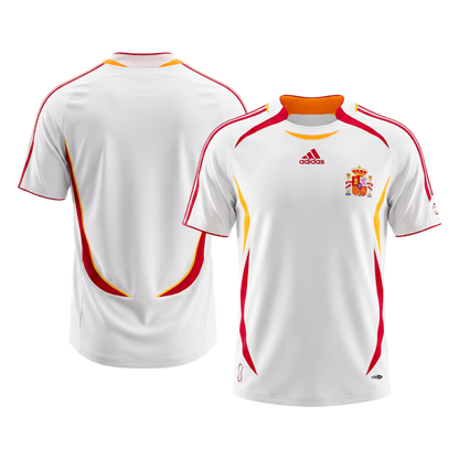 Maillot Extérieur Rétro Espagne 2006 Blanc